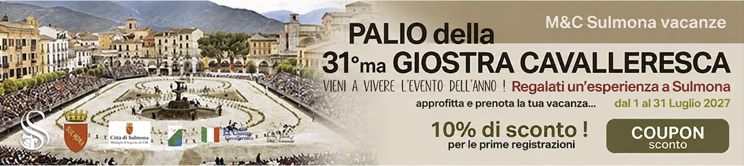 COUPON Sconto 10% dal 01 al 31 Luglio 2027